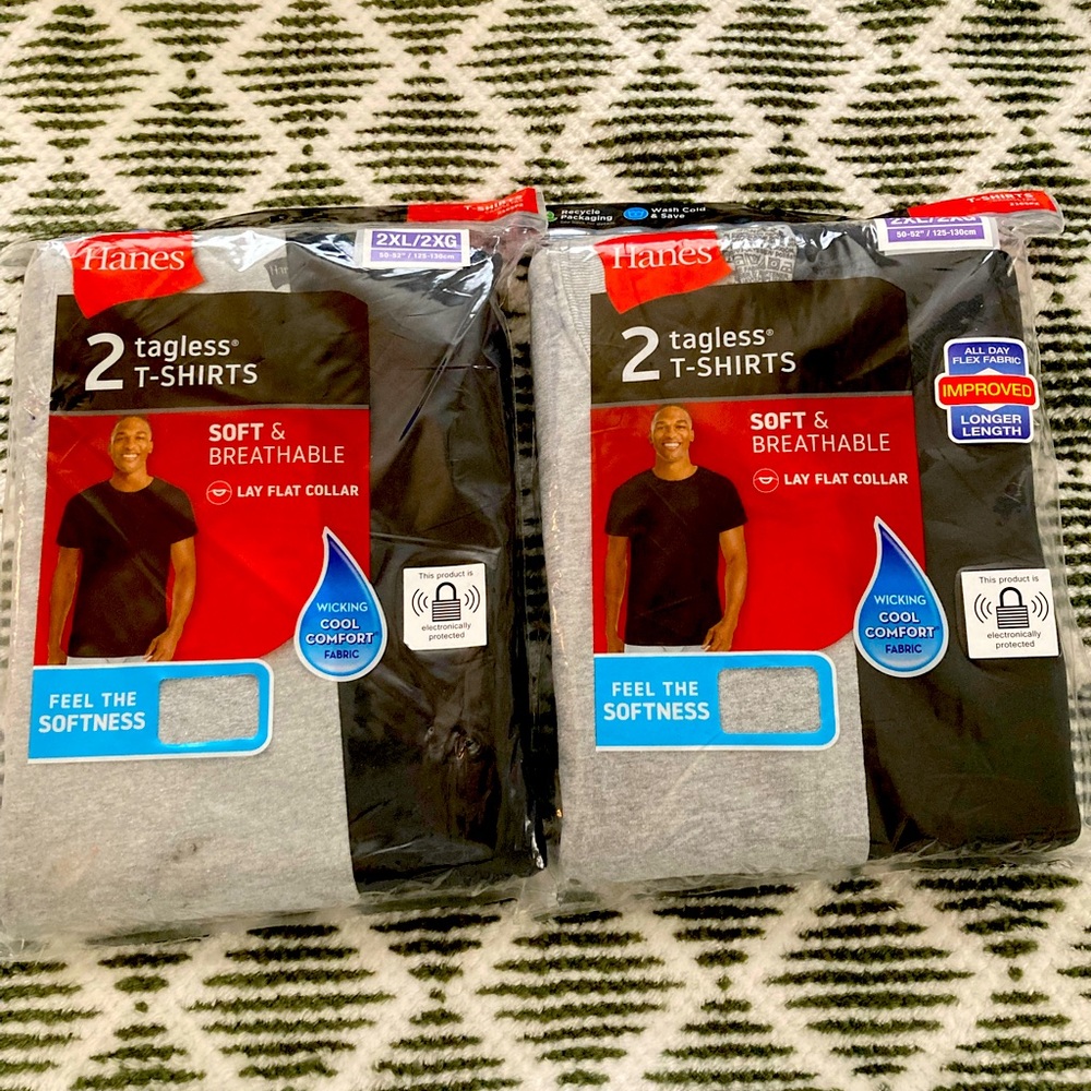 HANES TAGLESS T-SHIRTS